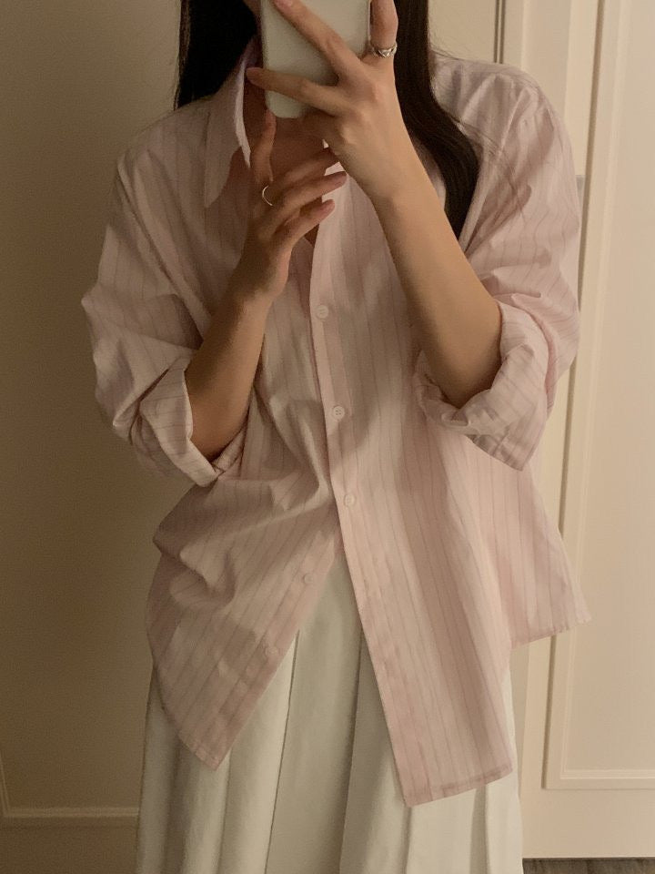 Over Striped Shirt