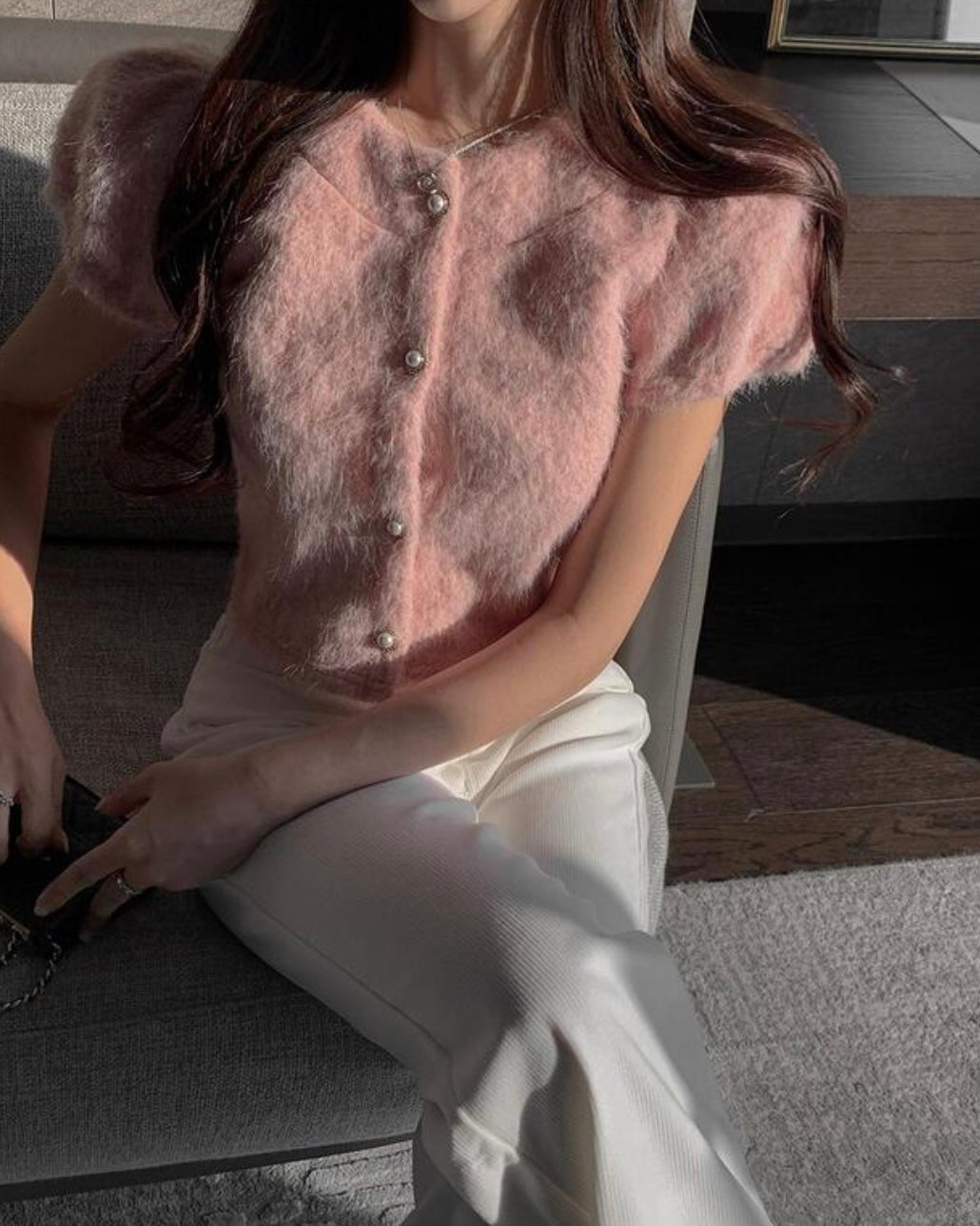 Snow Fur Blouse