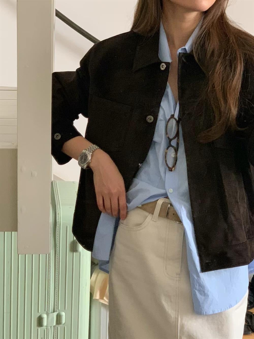 Brick Suede Jacket