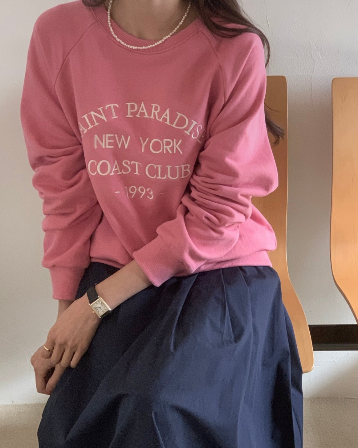 Saint Embroidery Sweatshirt