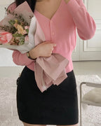 Cotton V-Neck Cardigan