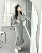 Miranda Hoodie Zip Up & Mermaid Skirt Set
