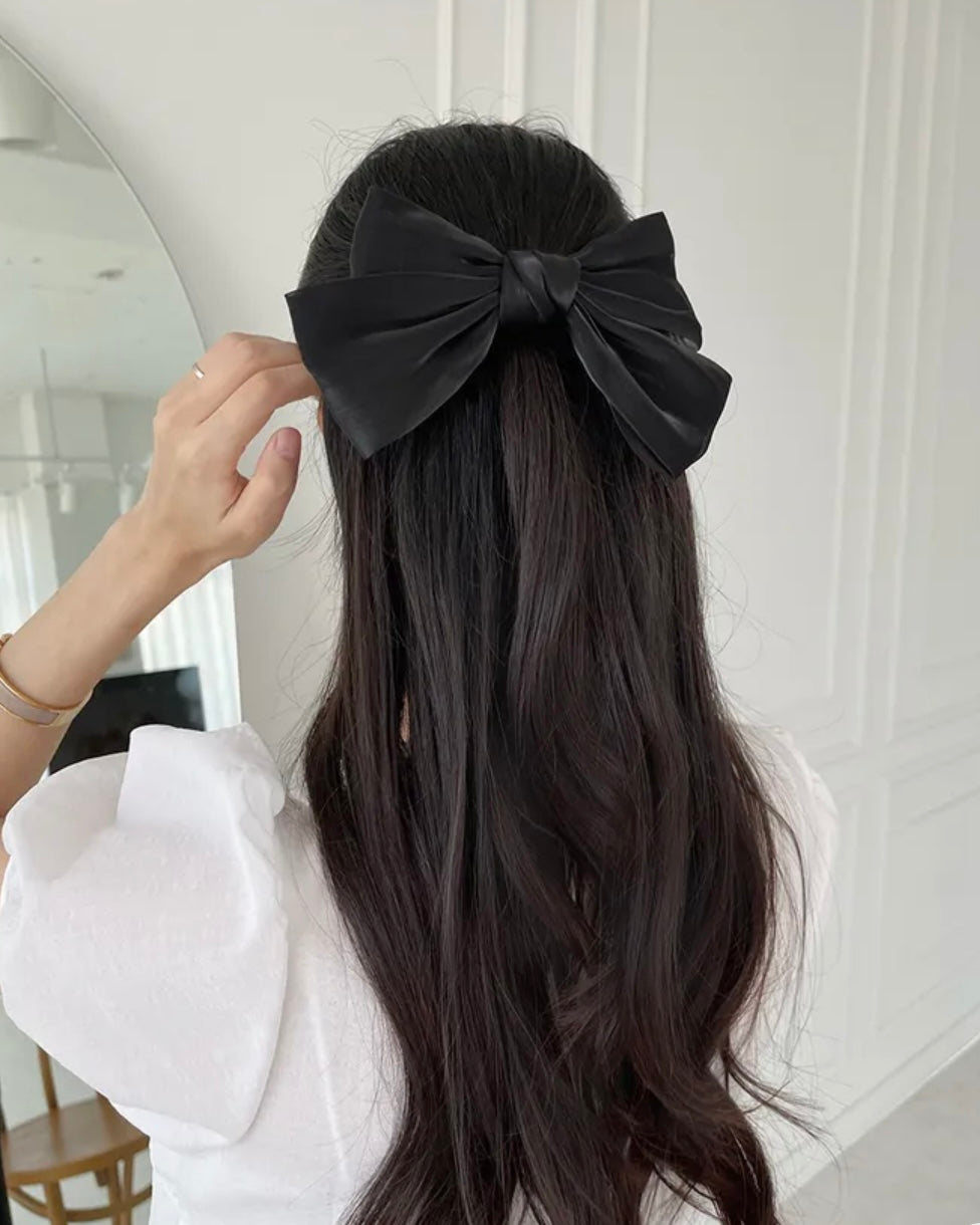 Organza Big Ribbon Hair Clip