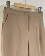 [S,M] Hidden Banding Flared Slacks