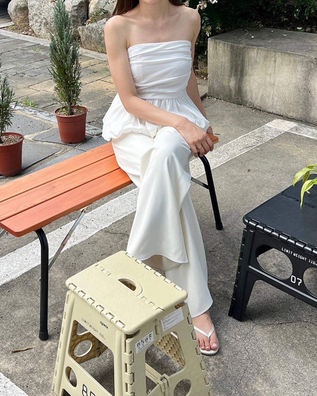 Pumpkin Banding Tube Top