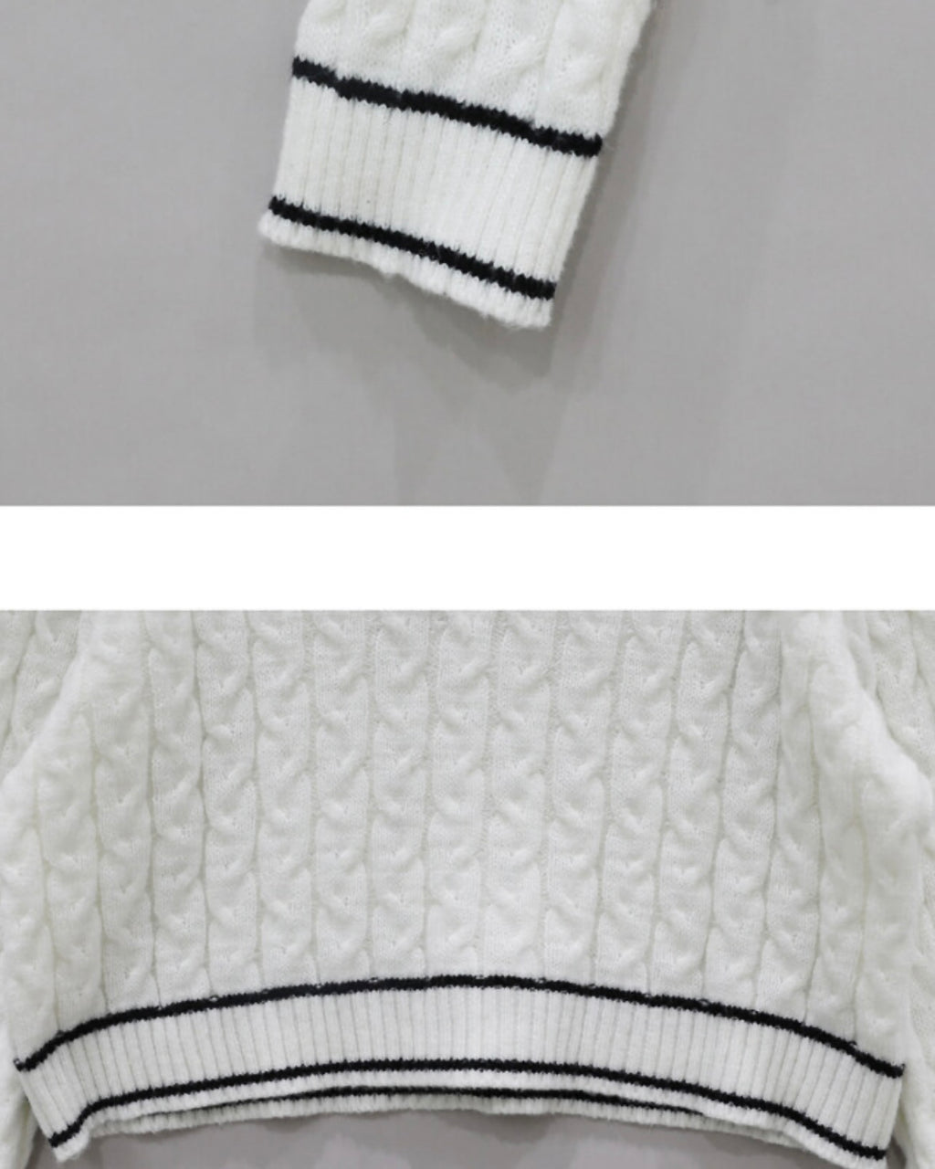 Vly Knit Two-Piece