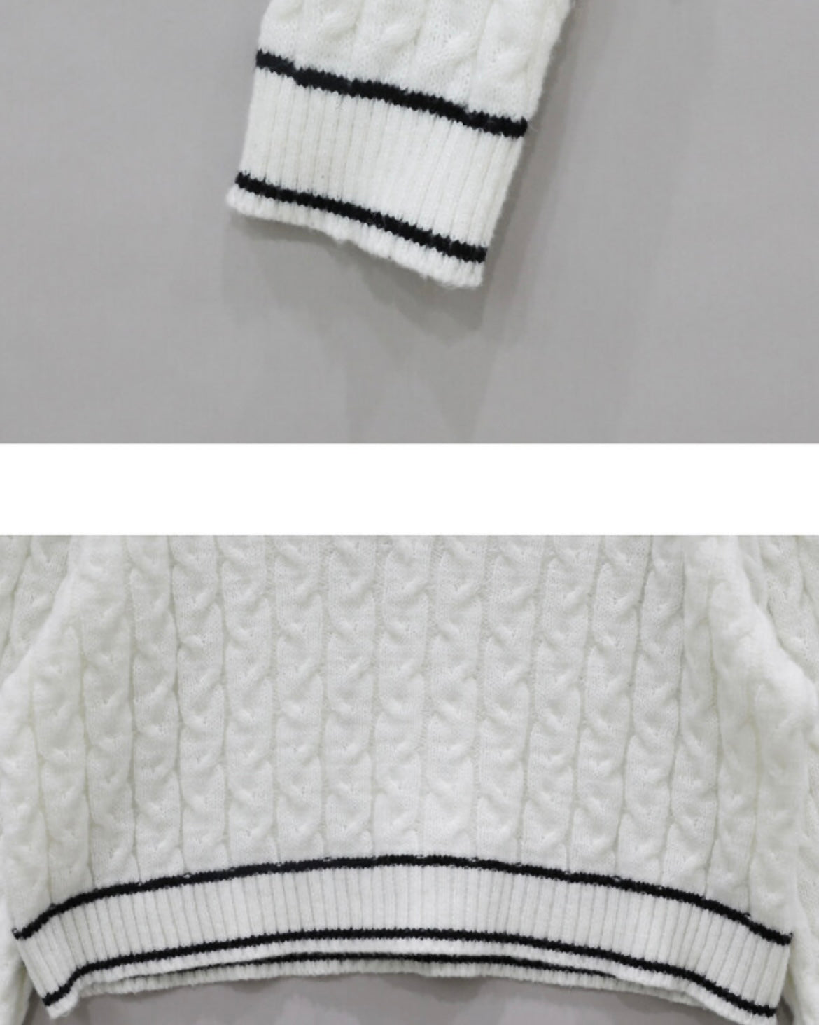 Vly Knit Two-Piece