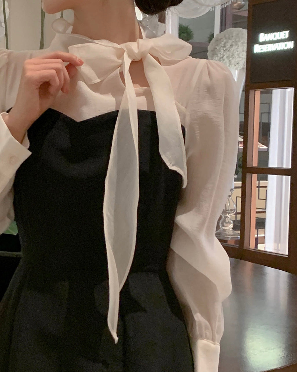 Scarf Bustier Dress