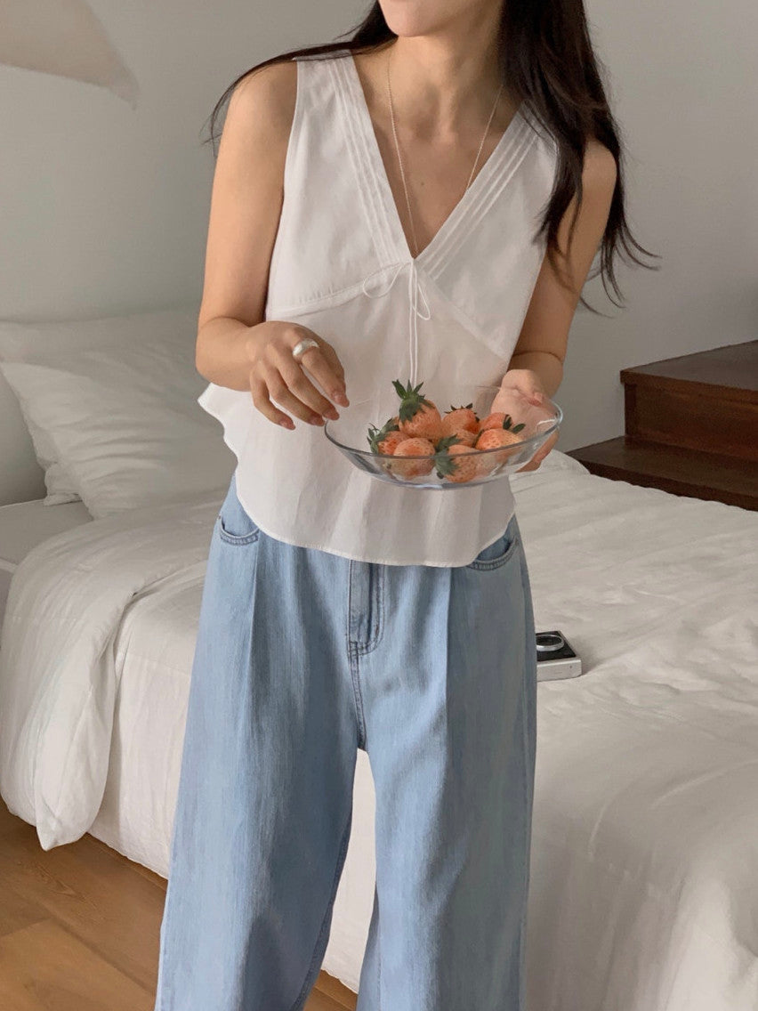 [ M ] Summer Mid-Rise Wide Fit Jeans