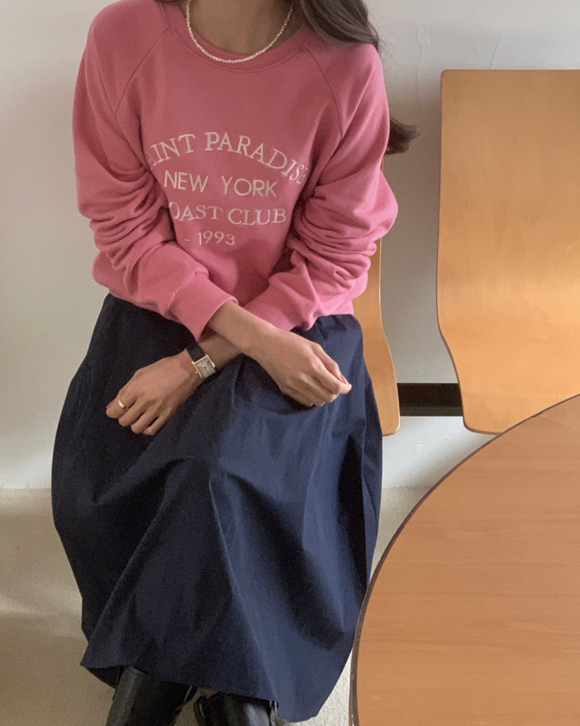 Saint Embroidery Sweatshirt