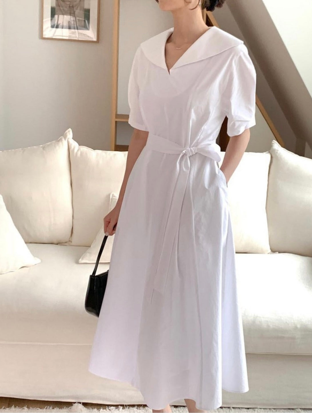 Sailor Cotton Dress