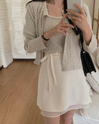 Torsion Cardigan Set