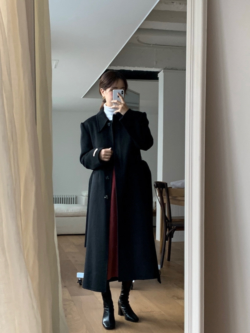 Vin 90% Wool Coat with Padded Vest
