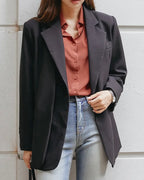 Double-layer One Button Jacket