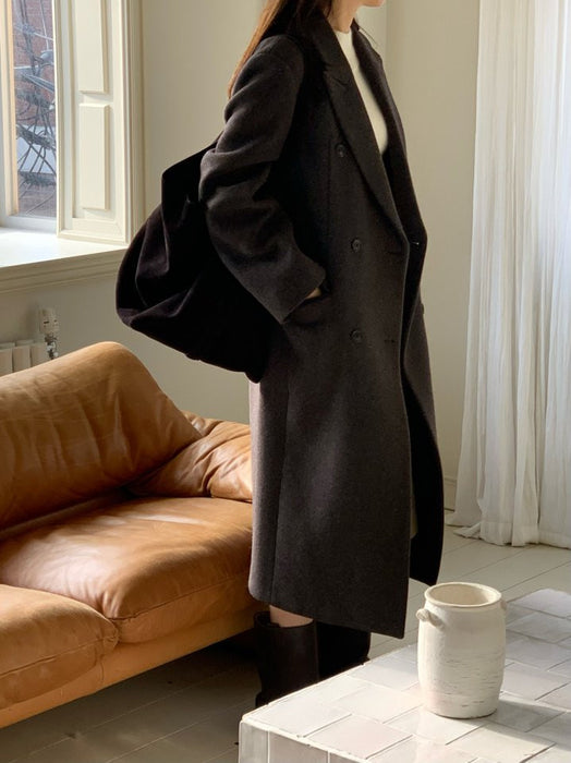 Premium Stanford Double 70% Wool Coat