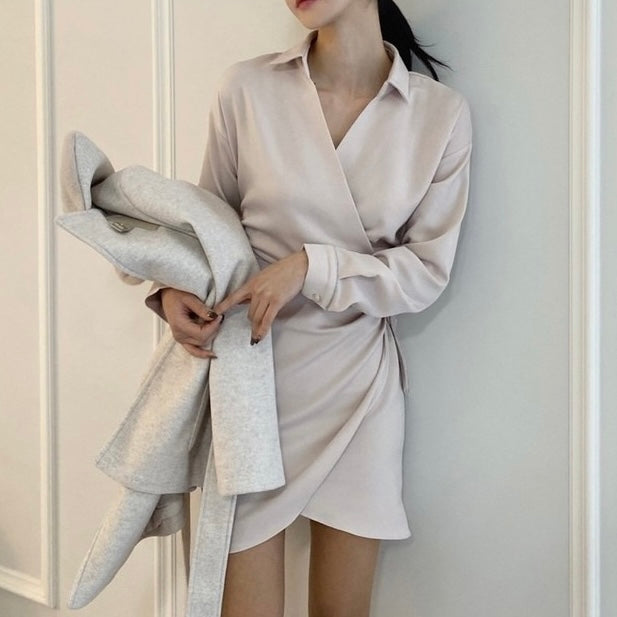 Biz Wrap Dress