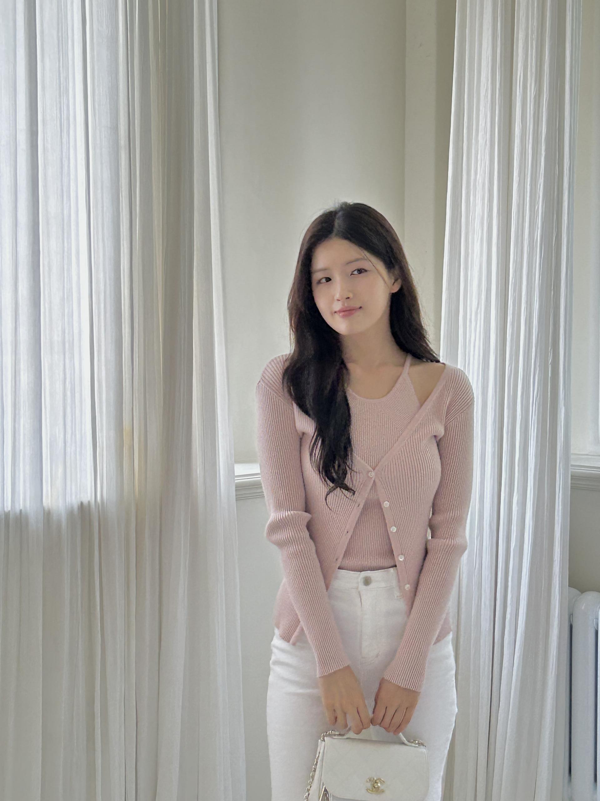 [ Pre-order ] Alisa Halter Sleeveless Cardigan Set