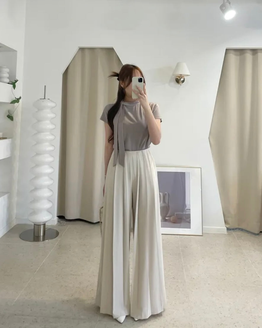 Modal Tie Short-Sleeves