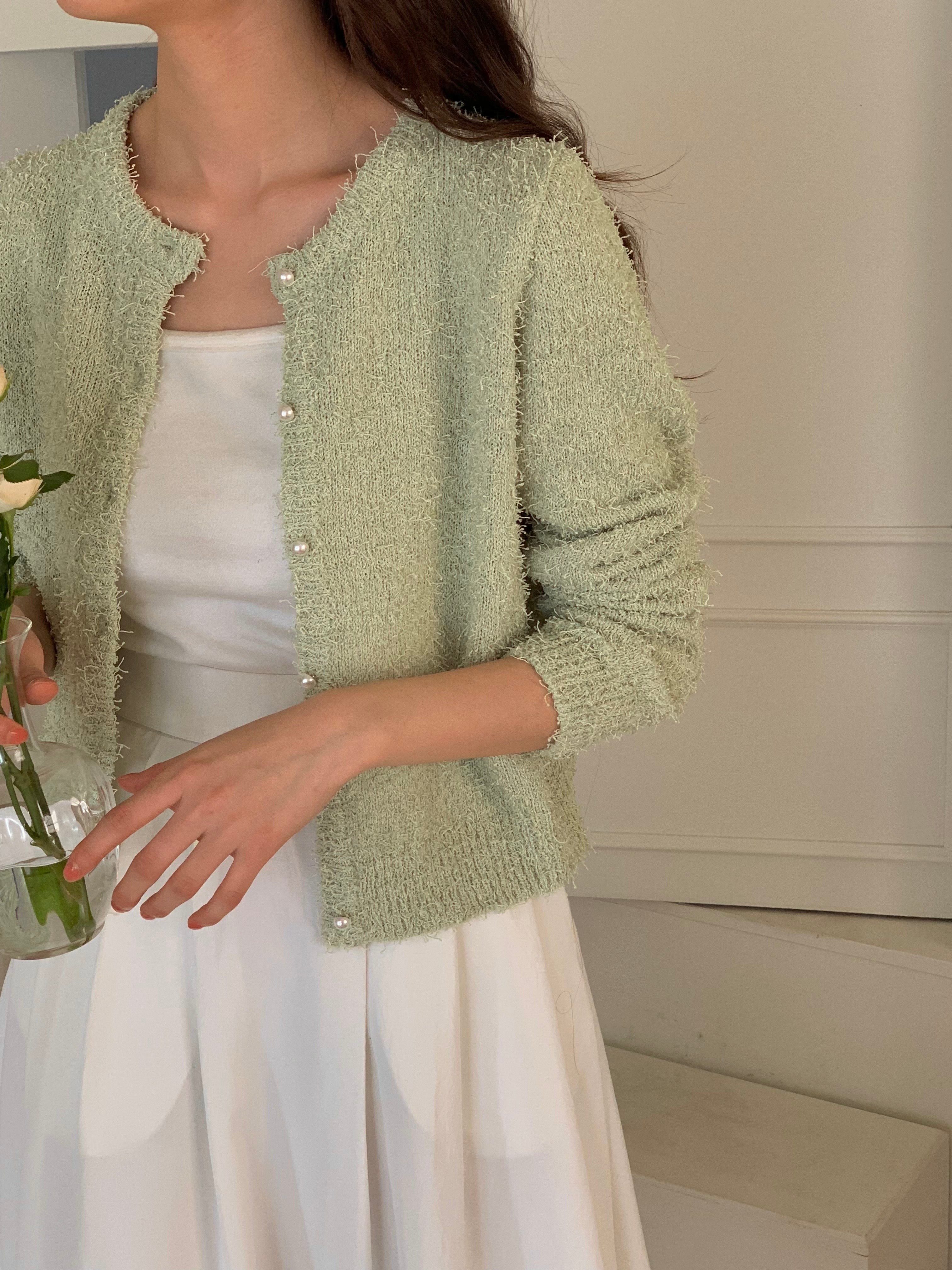 Hari Pearl Button Cardigan
