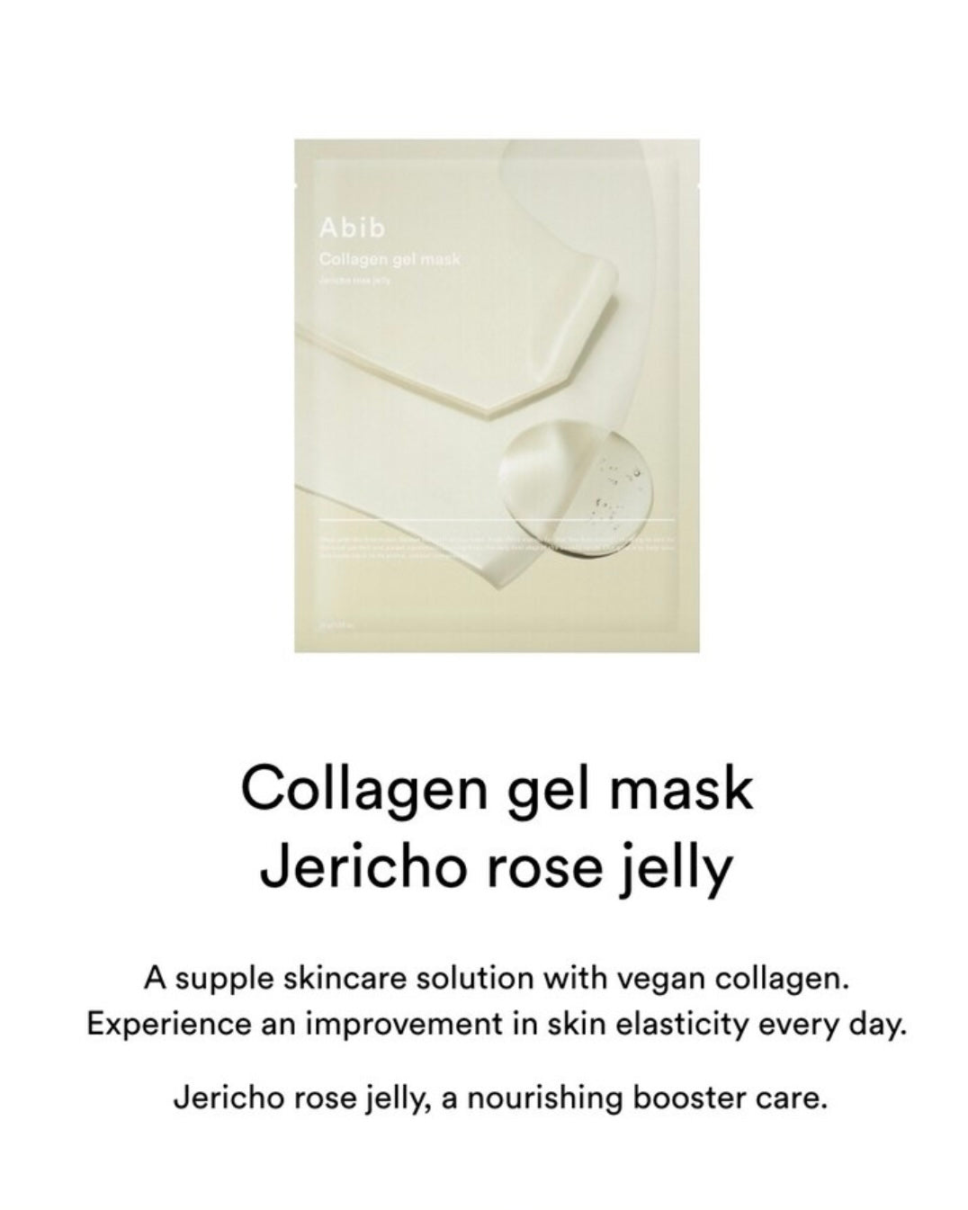 [ Abib ] Collagen Gel Mask Sheet Jericho Rose Jelly 1P