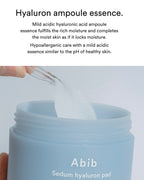 [ Abib ] Sedum Hyaluron Pad Hydrating Touch 75+10 Pads