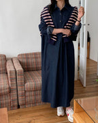 Denim Overfit Maxi Dress