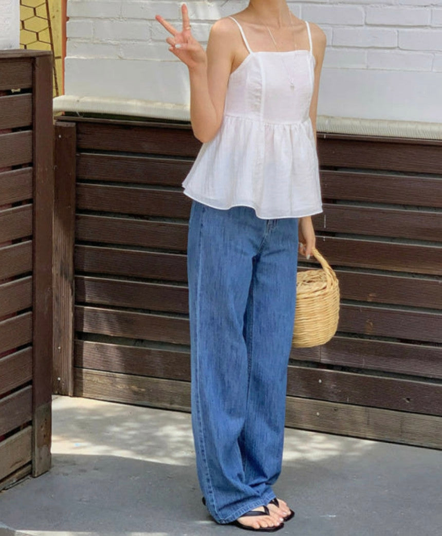 [ S,M ] Summer Straight Jeans