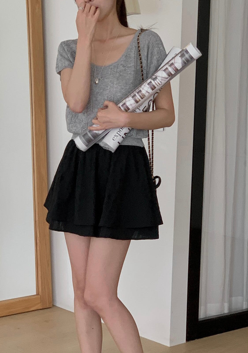 Soda Scoop-Neck Knit