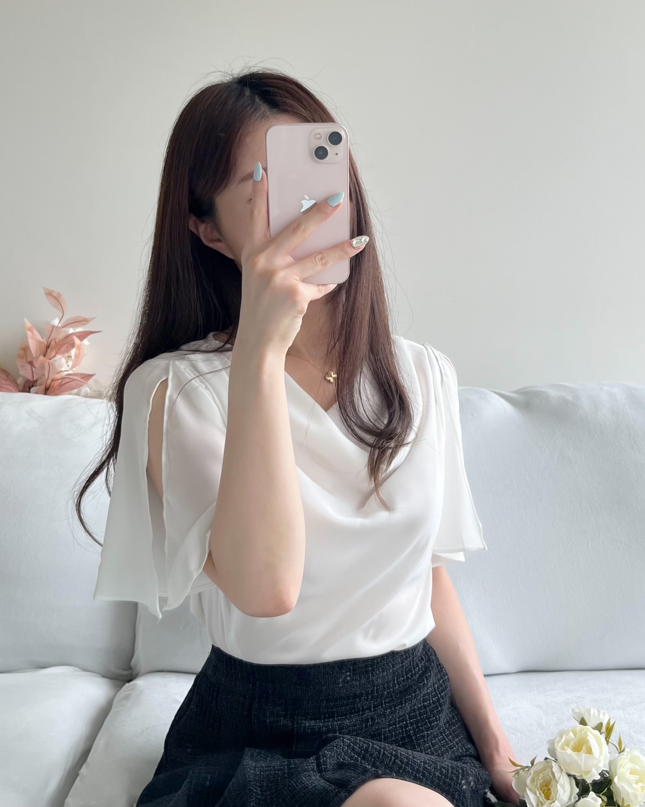 Drape Wing Blouse