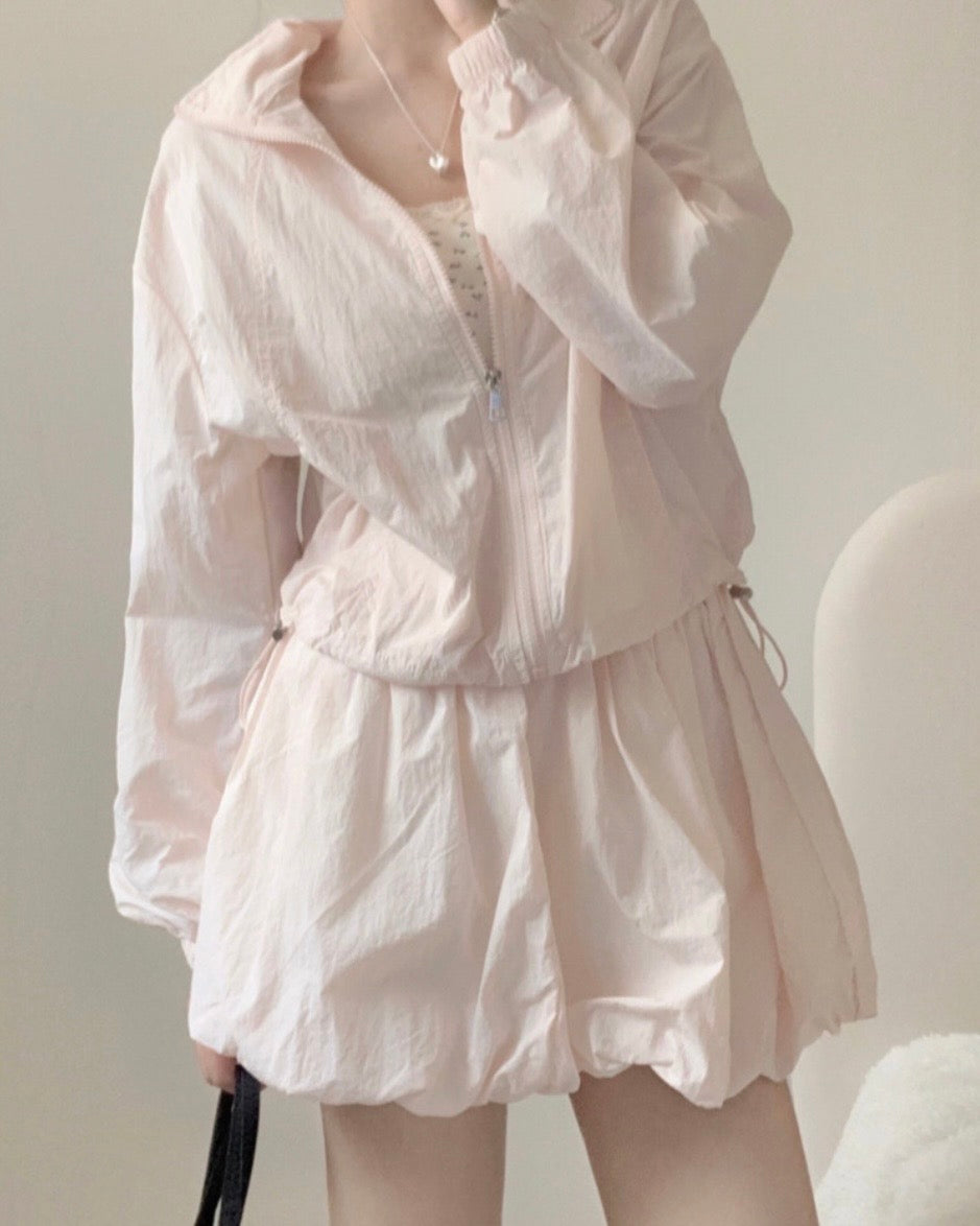 [ Sale Excluded ] Nylon Pumpkin Two-Piece Set