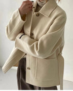 [ Pre-order ] Panna Half Wool Coat