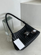 Nola Woven Curve Bag (+Pouch)