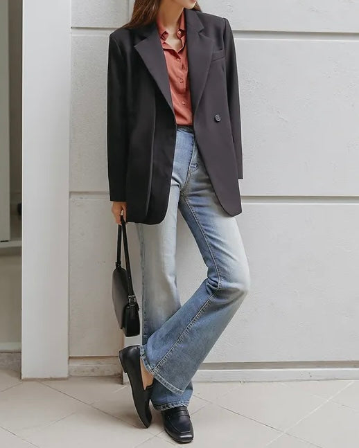 Double-layer One Button Jacket