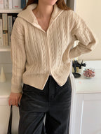 Pepper Knit Zip-Up