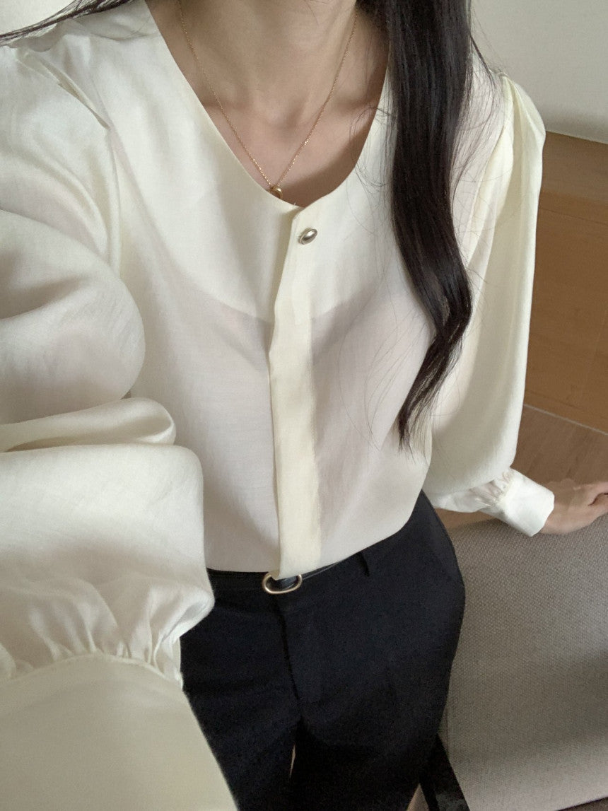 Button Riversible Blouse