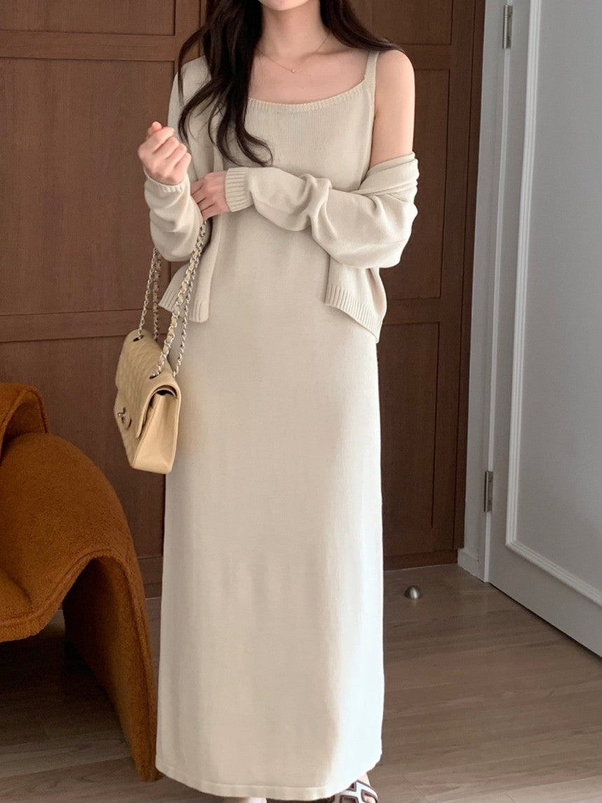Mulia Cardigan Dress Set