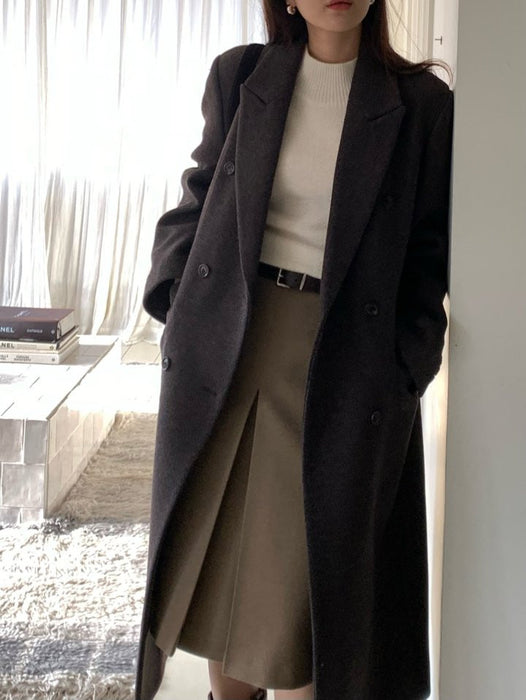 Premium Stanford Double 70% Wool Coat