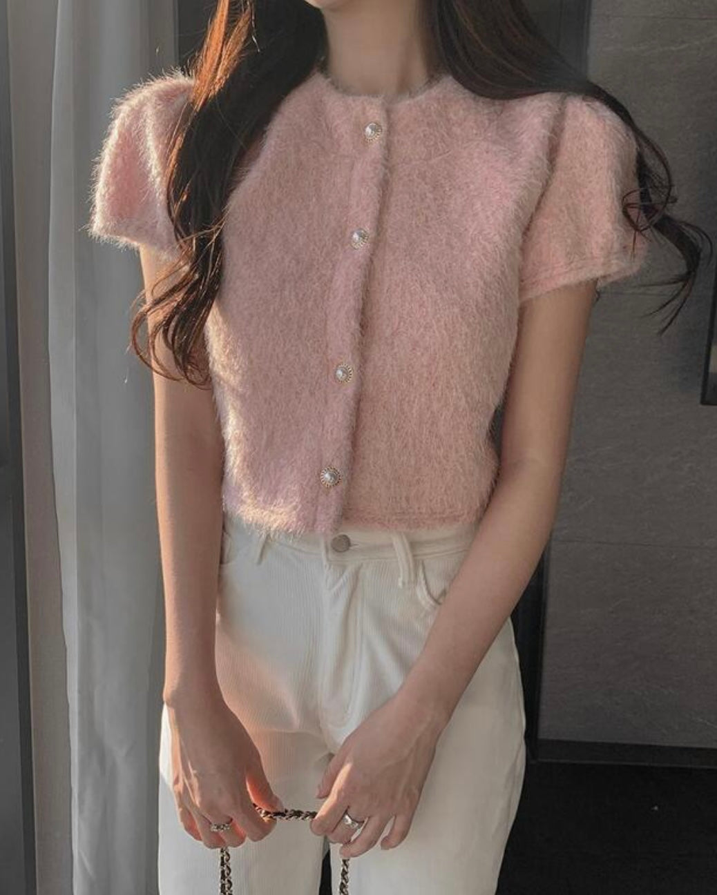Snow Fur Blouse