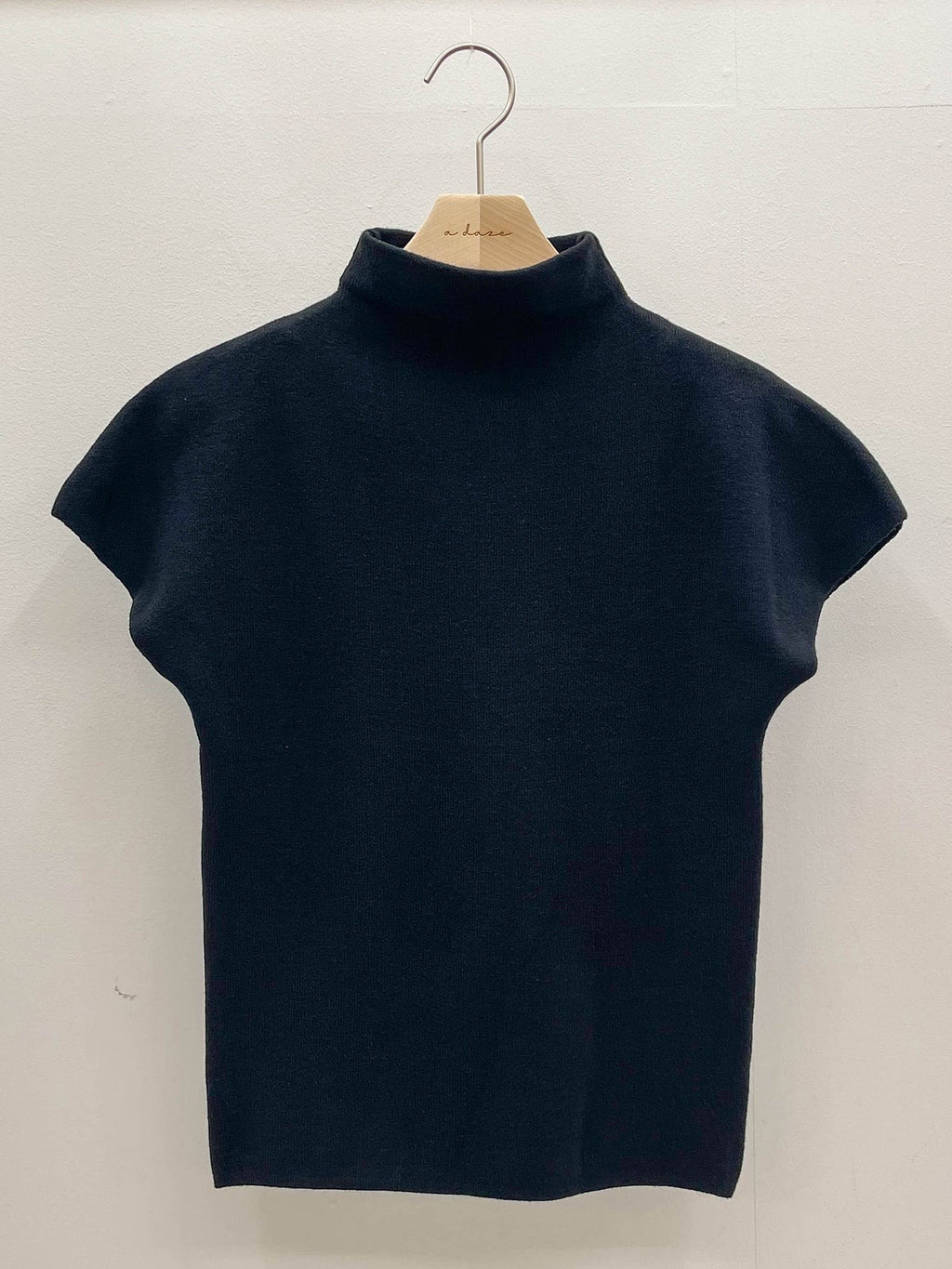 Salmon Half Turtleneck Knit Top