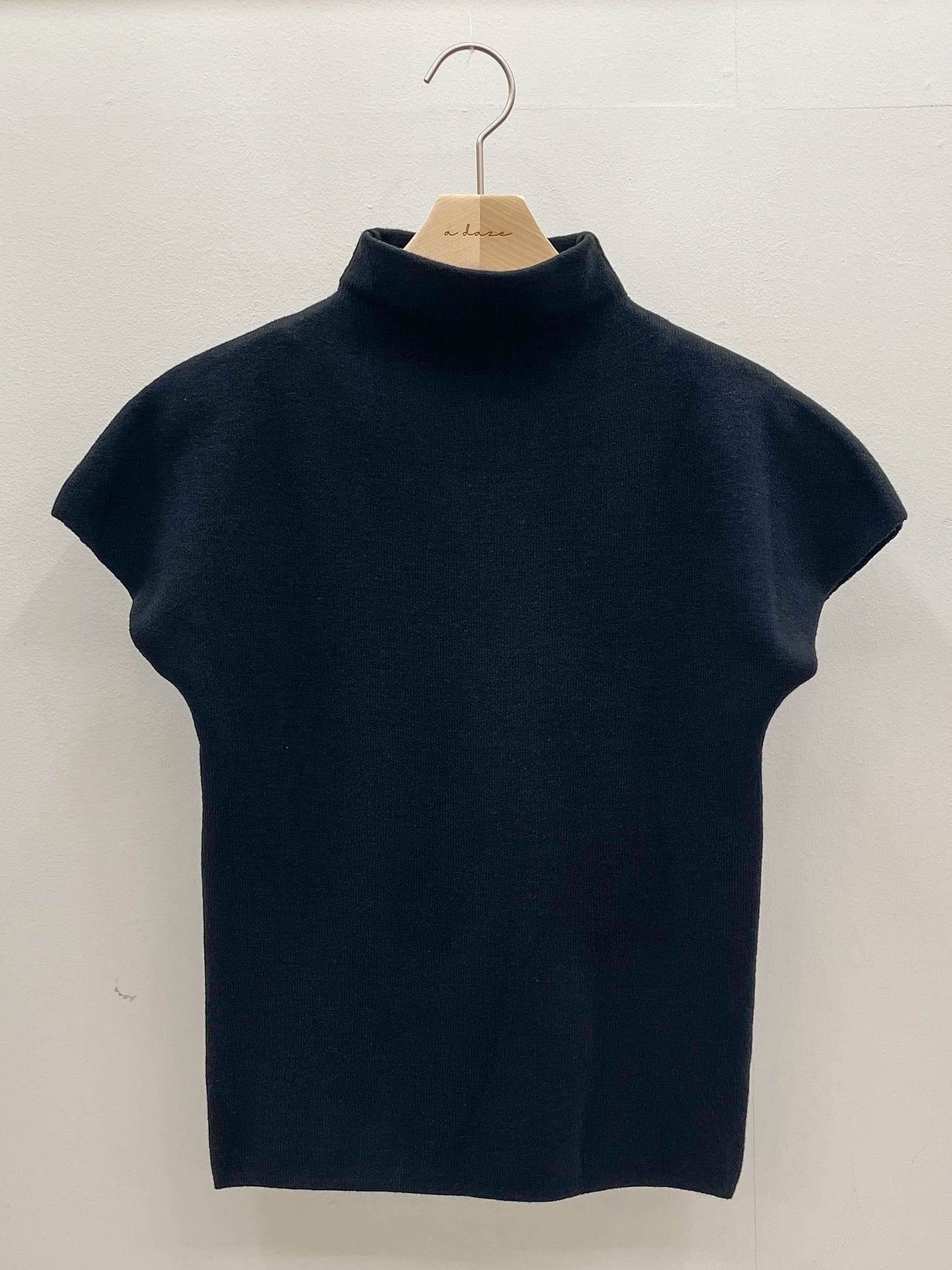 Salmon Half Turtleneck Knit Top