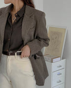 Billy Herringbone Wool Jacket