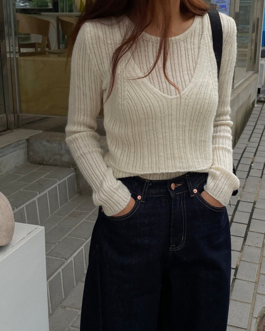 Tony Layered Knit Top