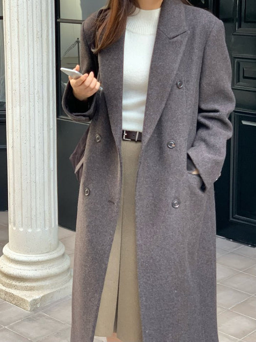 Premium Stanford Double 70% Wool Coat