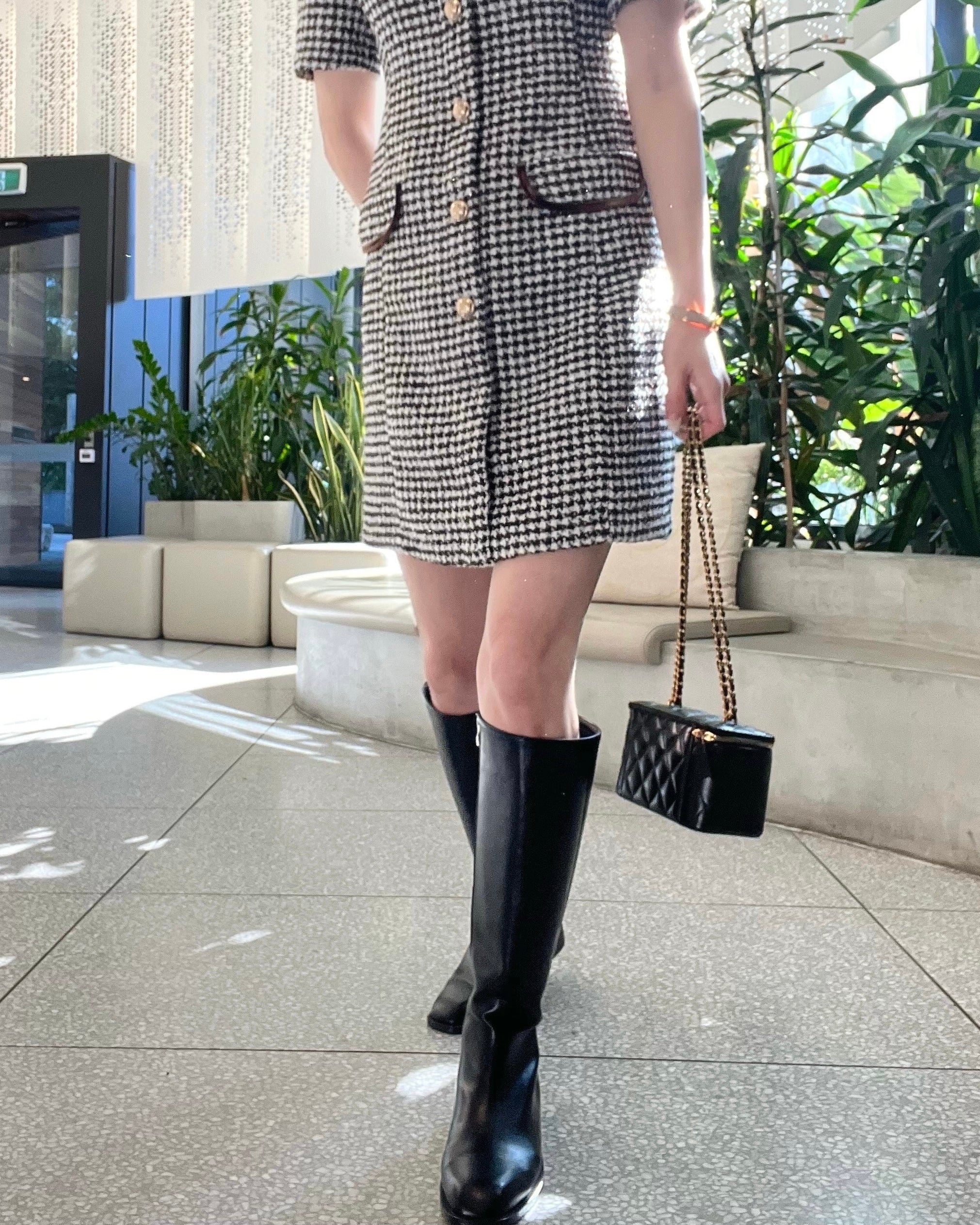 Premium Square Long Boots