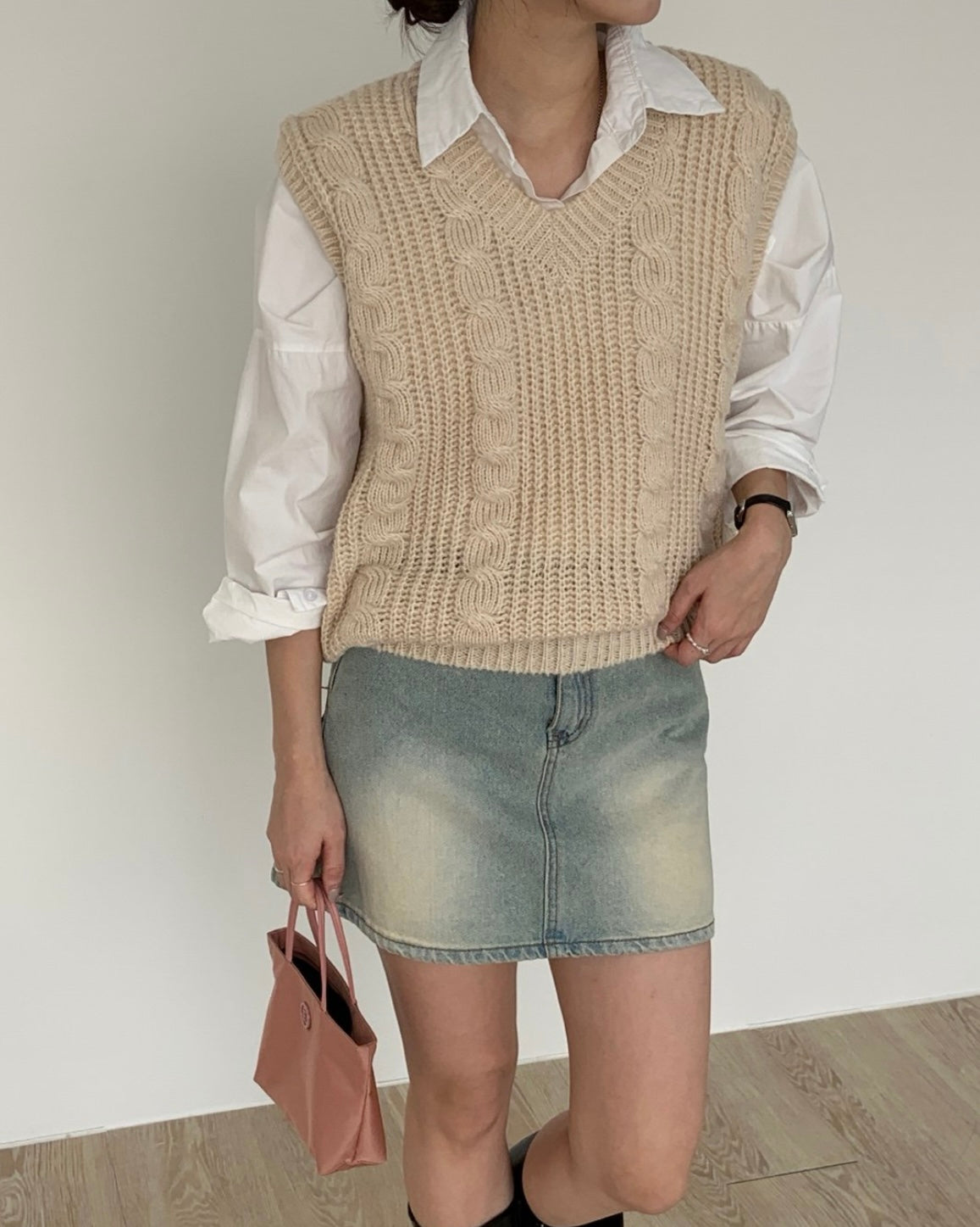 Andy Cable Knit Vest