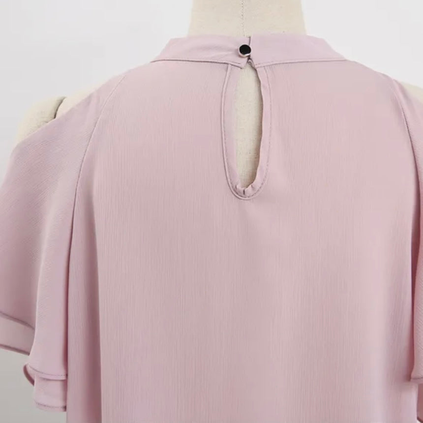 Frill Off-Shoulder Blouse