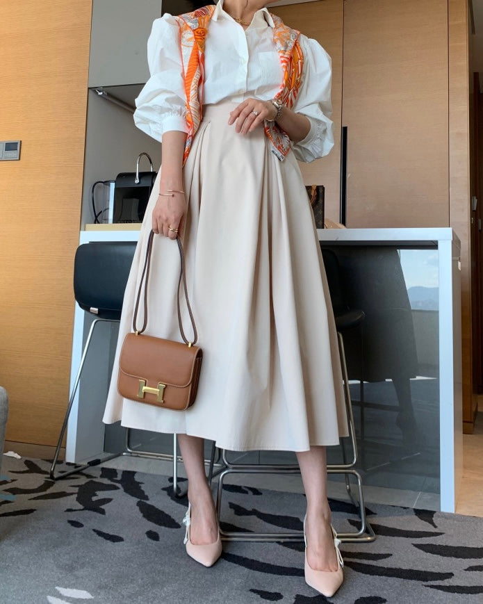 Hepburn Long Skirt