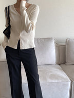 Matcha Ribbed Cardigan
