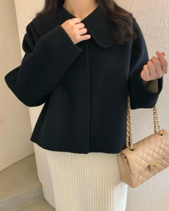 Laura 80% Wool Short Coat