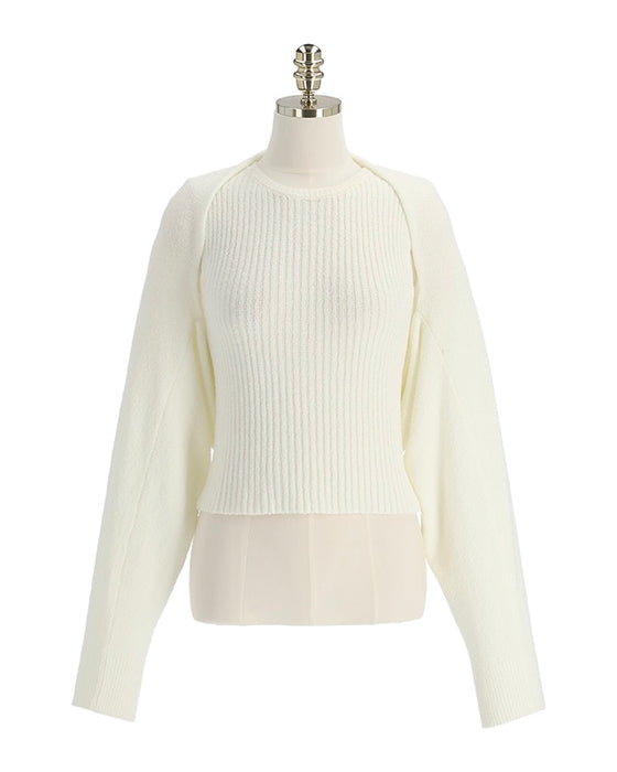 Becky Bolero Cardigan & Sleeveless Set